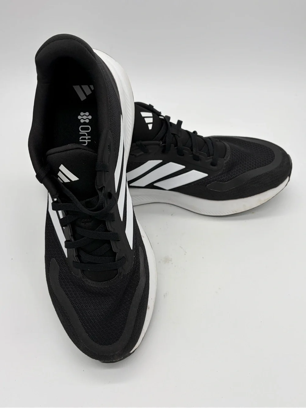 adidas Black and White Men's Athletic Running Shoes